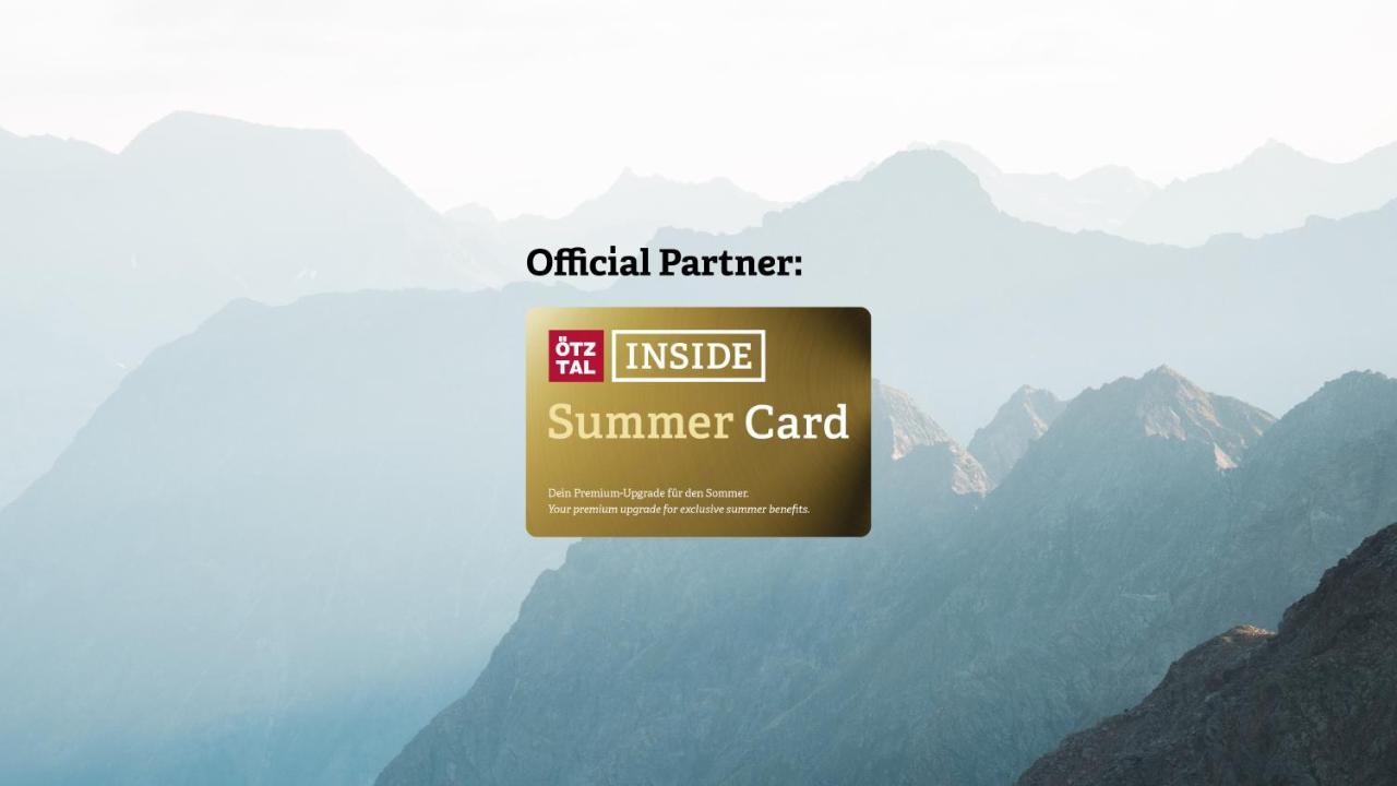 Die Berge Lifestyle-Hotel Soelden Exterior foto